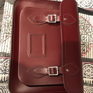 COPY - 11 inch Satchel in Leather - Oxblood